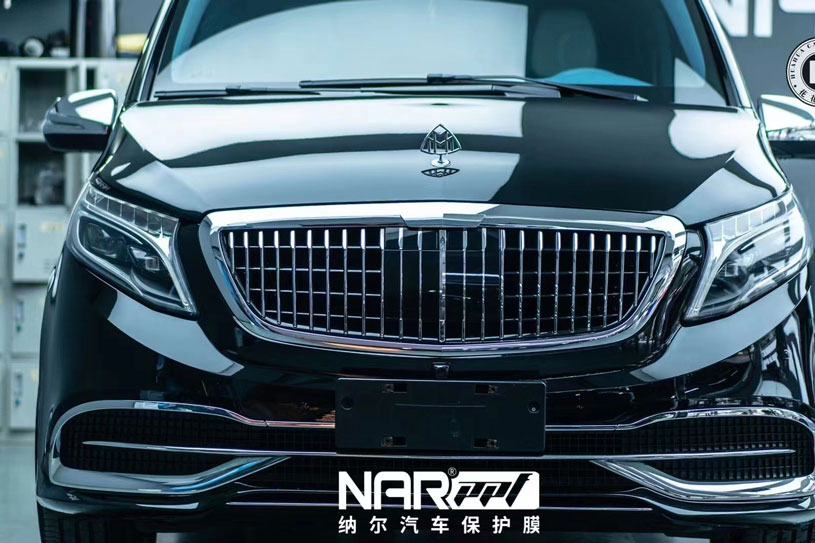 邁巴赫裝貼納爾PPF漆面保護(hù)膜施工案例