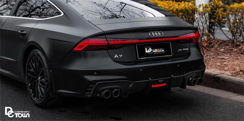 奧迪A7全車納爾TM消光隱形車衣，質(zhì)感更高級