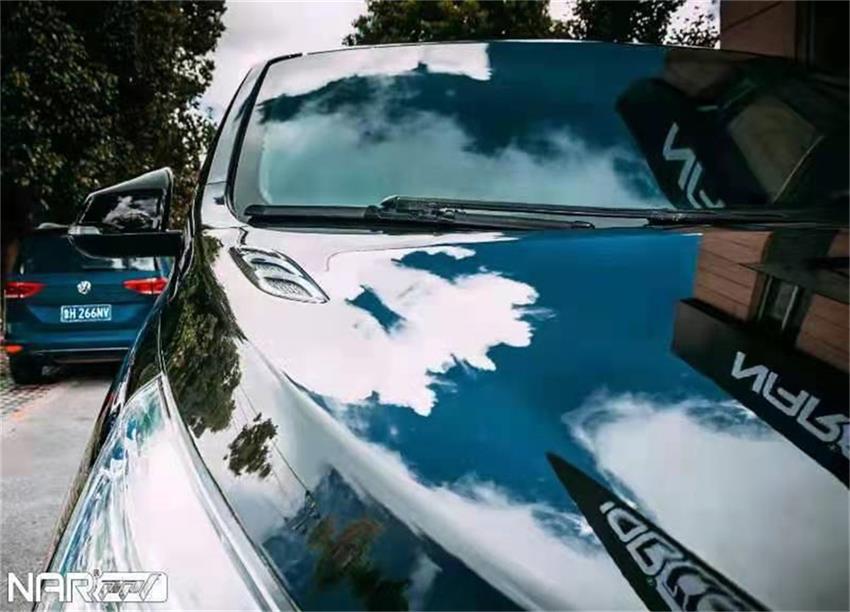 別克GL8施工亮黑納爾PPF，氣場(chǎng)更強(qiáng)大