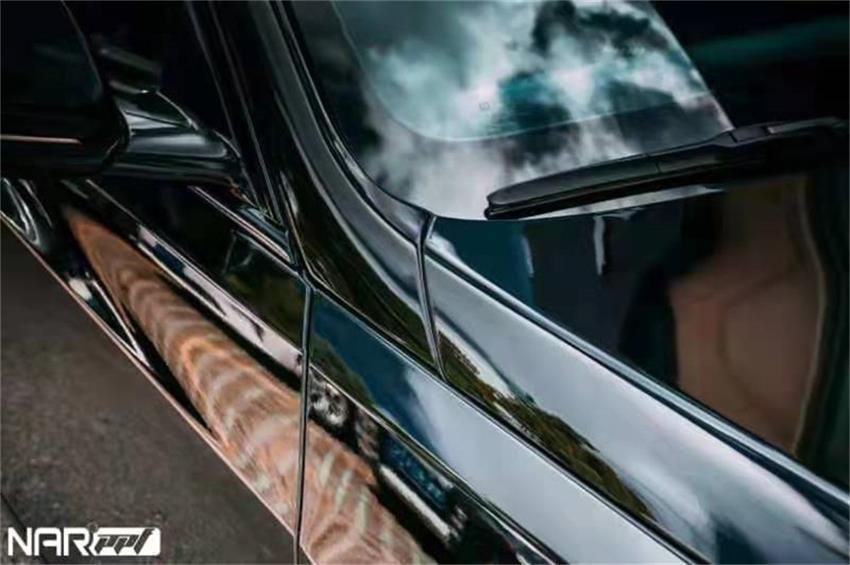 別克GL8施工亮黑納爾PPF，氣場(chǎng)更強(qiáng)大