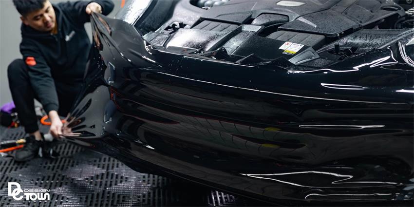 保時捷卡宴裝貼納爾PPF漆面保護膜，顏值再升級