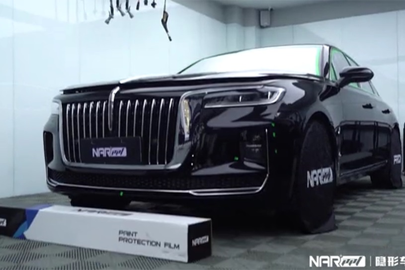 紅旗H9貼納爾PPF隱形車衣，魅力更上一層